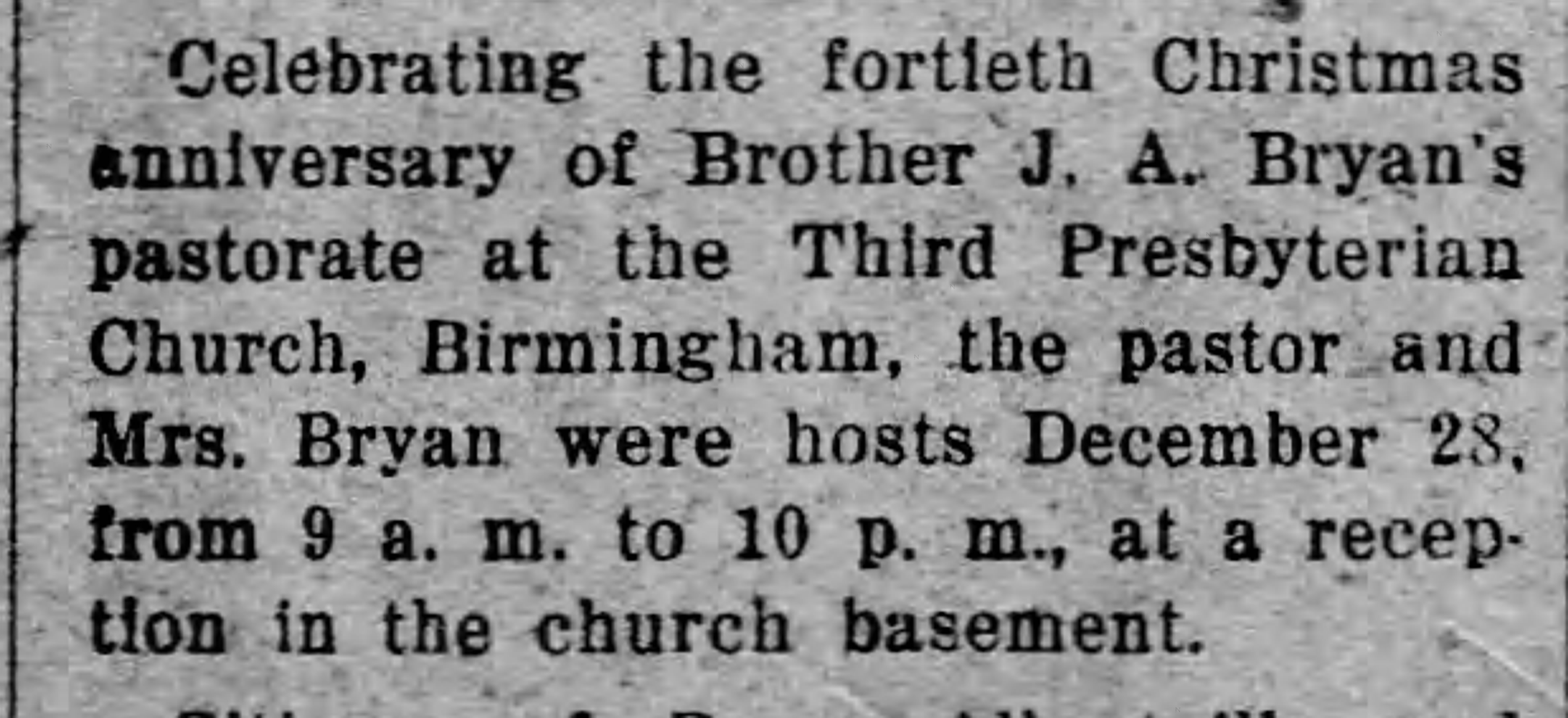 40th Christmas Reception